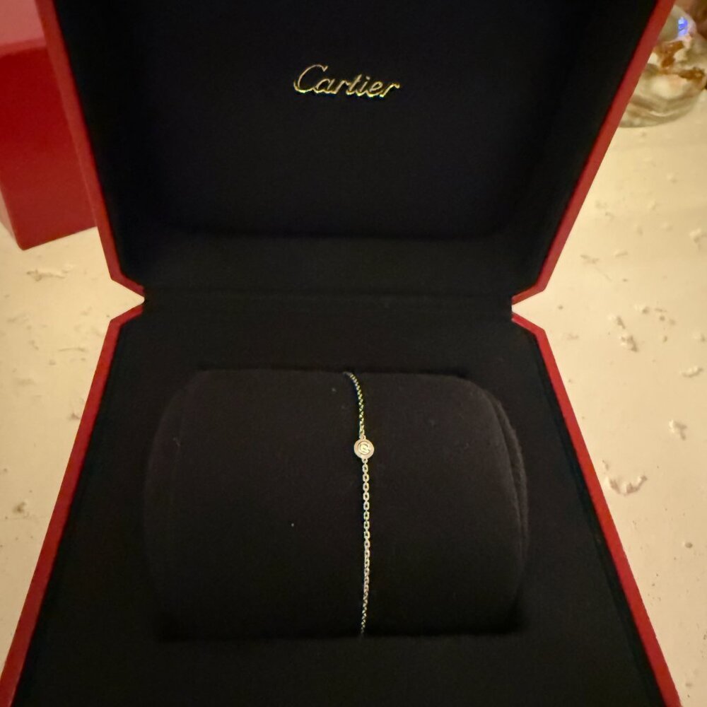 Cartier D’Amour bracelet, diamond, mini model (white gold) - Picture 5 of 5